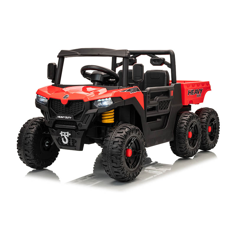 ของเล่นเด็กรถนั่งขับหกล้อแบตเตอรี่ 12V 4WD