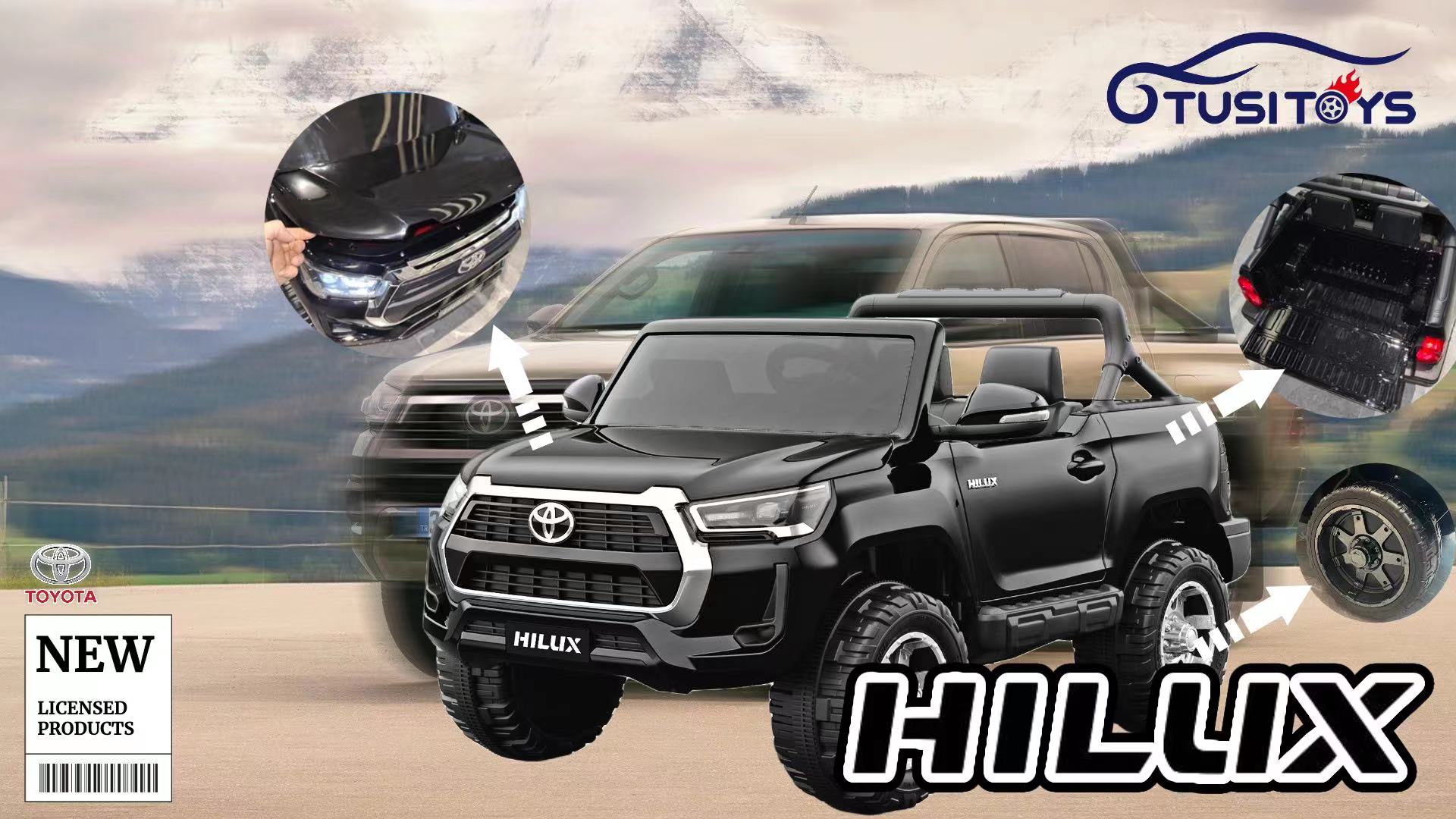 ดูซิว่าคุณจะได้อะไรจากการนั่งรถ Toyota Hilux ที่ได้รับใบอนุญาตคันนี้เท่านั้น?