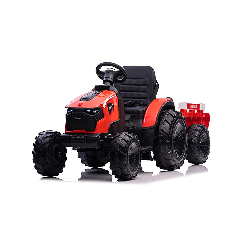 ข้อดีของการตั้งค่ามอเตอร์คู่ของ Childrens Electric Tractor Ride On Car ใหม่ล่าสุด