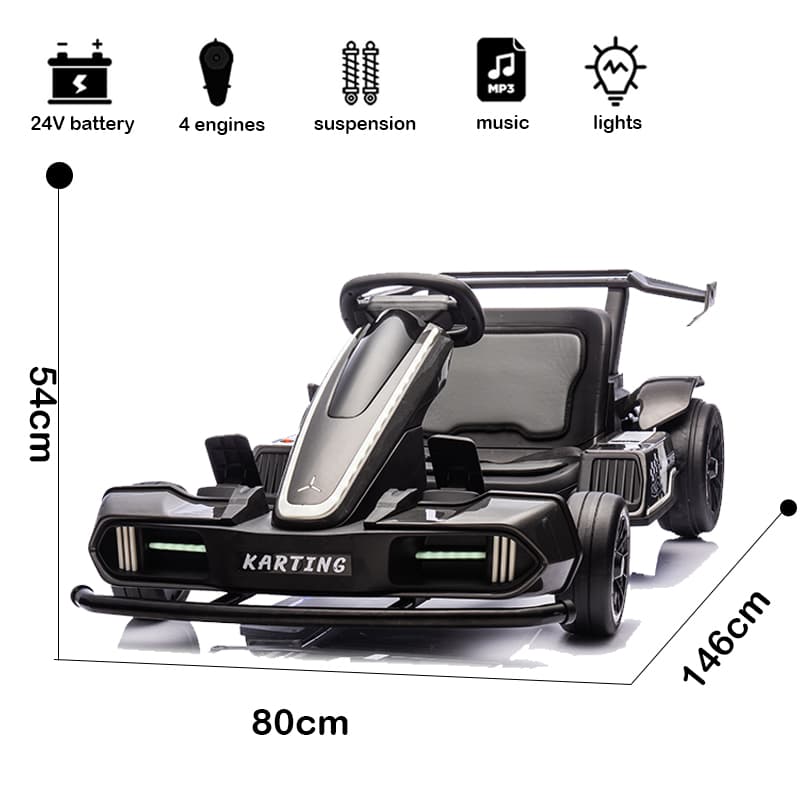 24V Zoom Go-Kart 24V สนุกได้ทุกที่