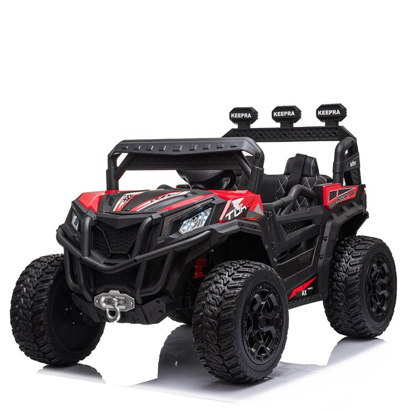 Big UTV สำหรับเด็กสองที่นั่งพร้อม Mp3 12v Electric Ride บนรถควบคุมระยะไกล