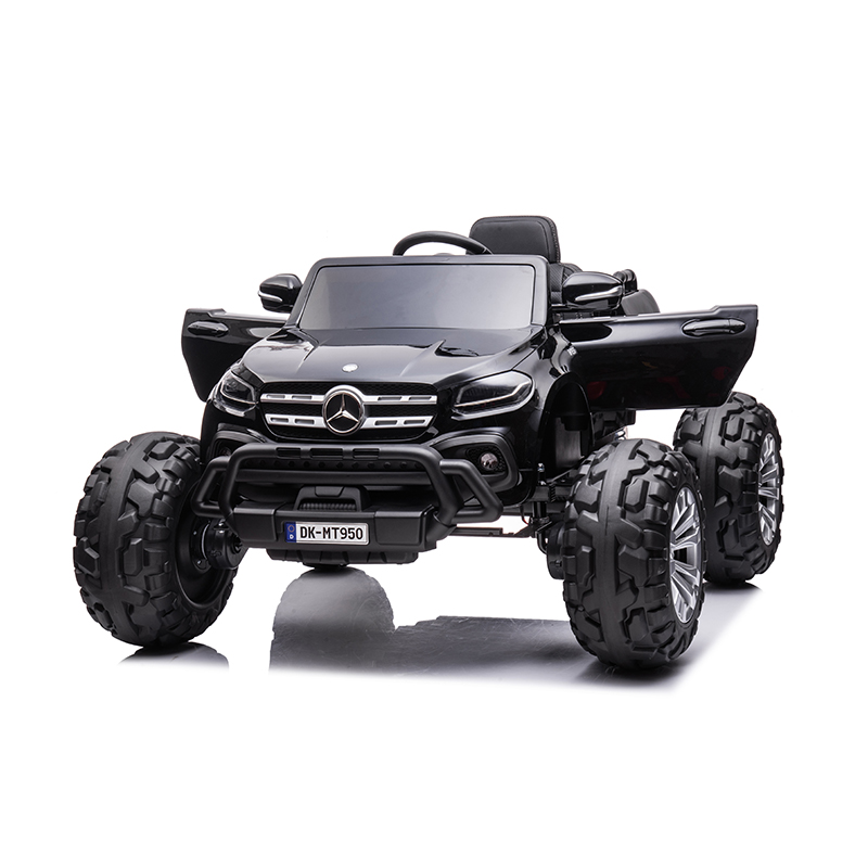 เด็กไฟฟ้านั่งบนรถยนต์ที่ได้รับใบอนุญาต Mercedes-Benz Monster Truck