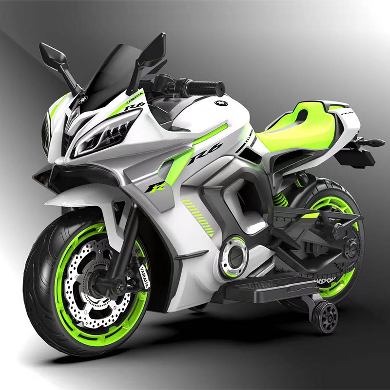 12V Dual Drive Kids Electric Motorcycle with Key Start