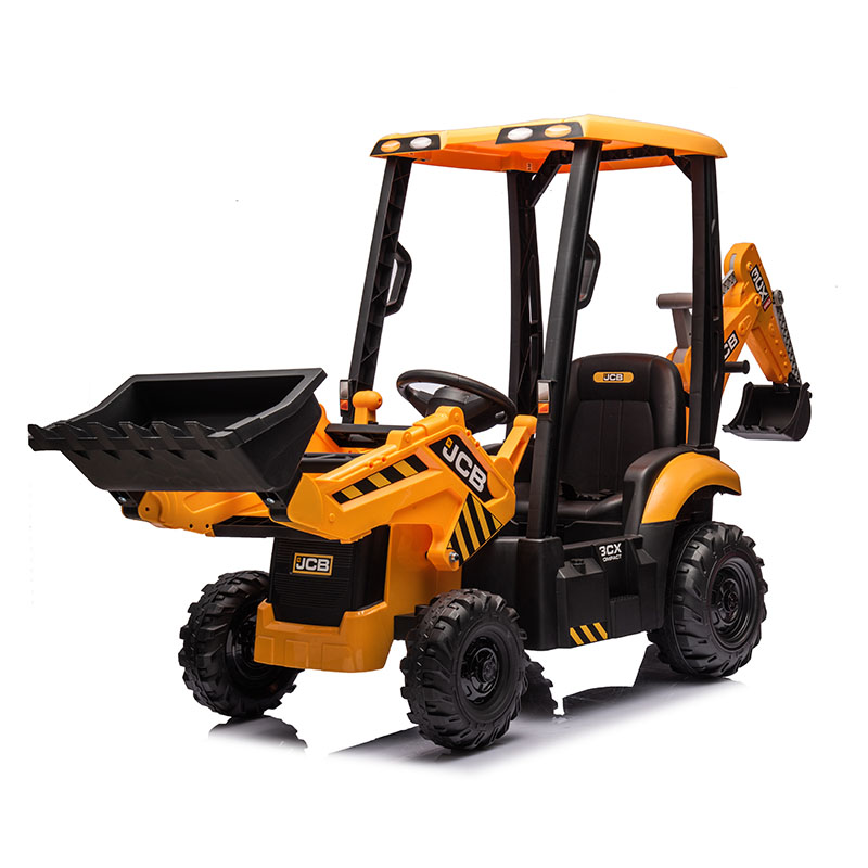 รถบรรทุกโรงงานแบบนั่งขับไฟฟ้า JCB Kids ที่ได้รับใบอนุญาต